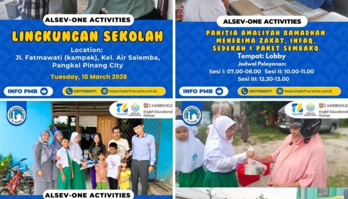 Al Azhar 71 Pangkalpinang Isi Ramadan dengan Edukasi Keagamaan dan Aksi Berbagi untuk Masyarakat